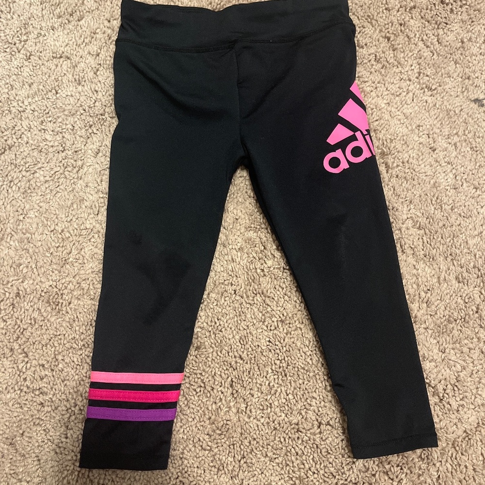 Toddler girl adidas leggings